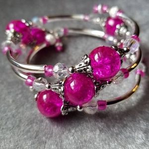 Handcrafted Bracelet - Rose Drops